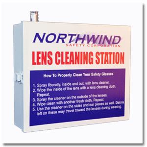 Metal Lens Cleaning Station