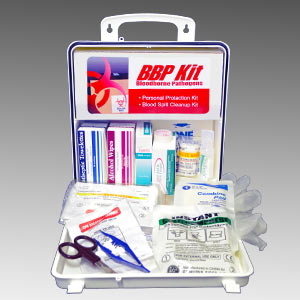 BBP Infectious Control Kit-cardboard container